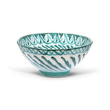 Hand Painted Lebrillo Medium Bowl, Green