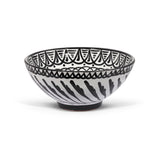 Hand Painted Lebrillo Medium Bowl, Black