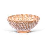 Hand Painted Lebrillo Medium Bowl, Peach