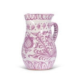 Hand Painted Medium Pitcher, Lilac