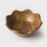 Scalloped Mango Wood Bowls