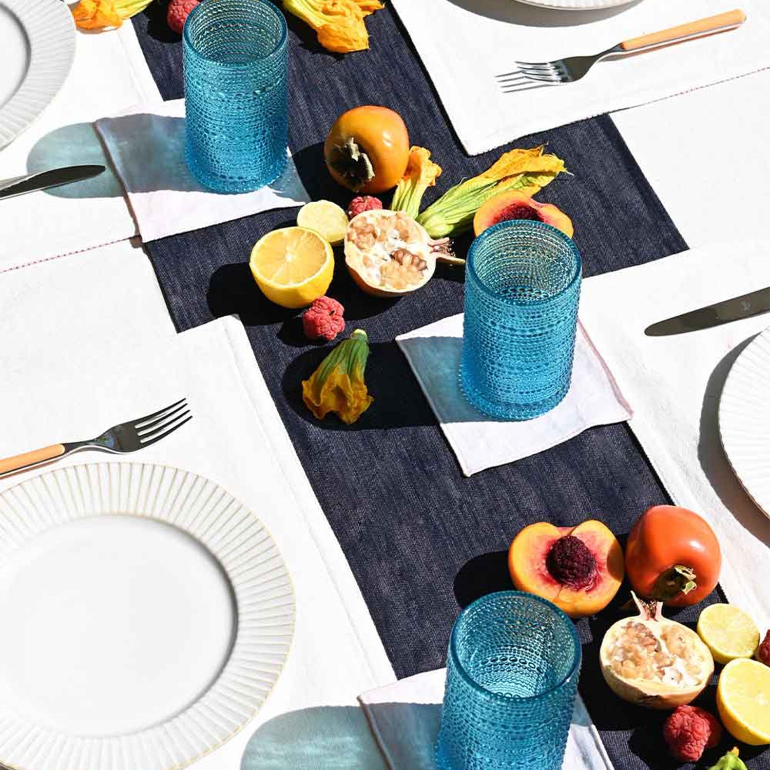 Dark Denim Table Runner