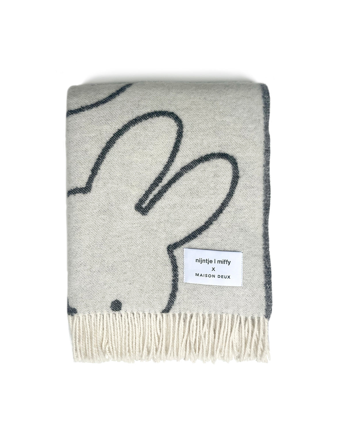 Miffy Blanket White Black