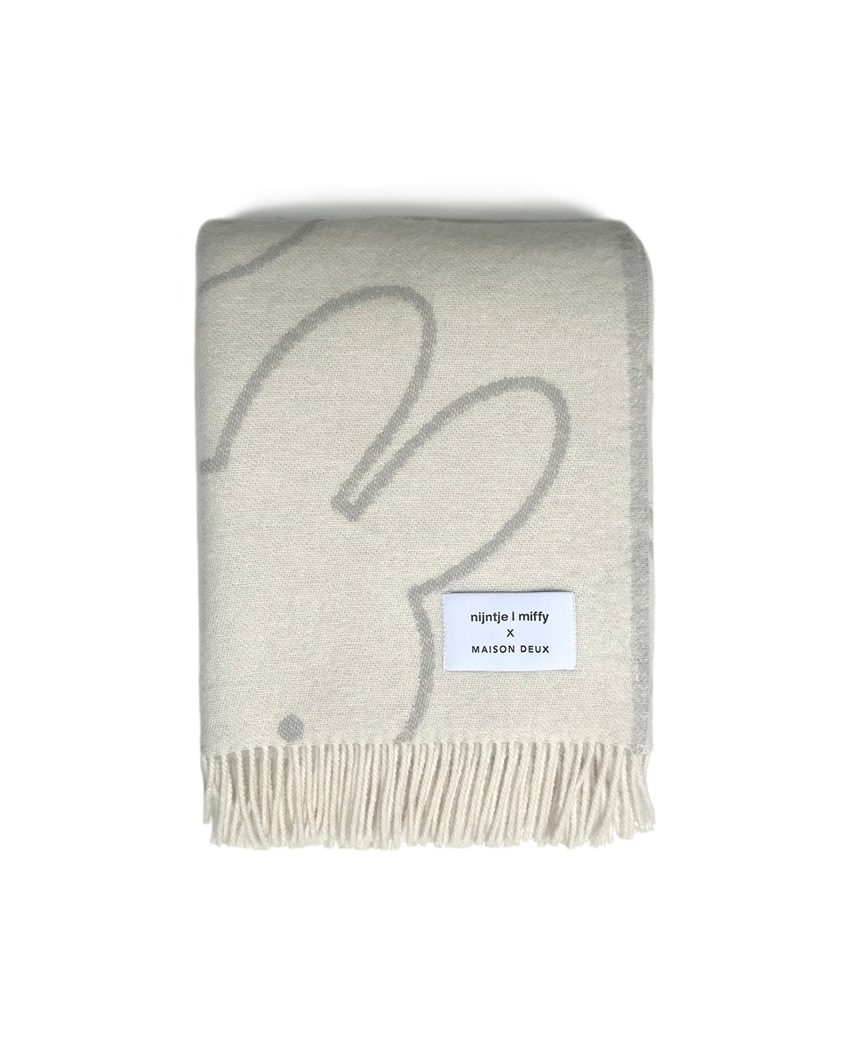 Miffy Blanket Cloud White Grey