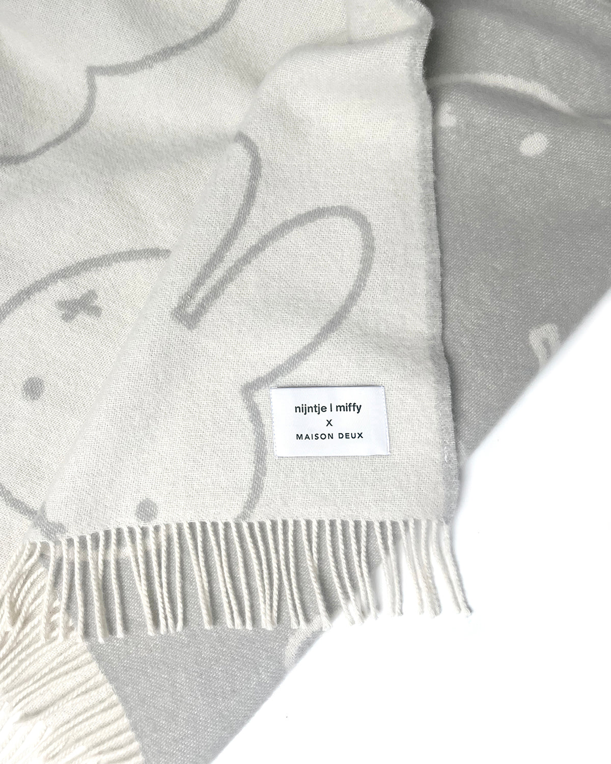 Miffy Blanket Cloud White Grey