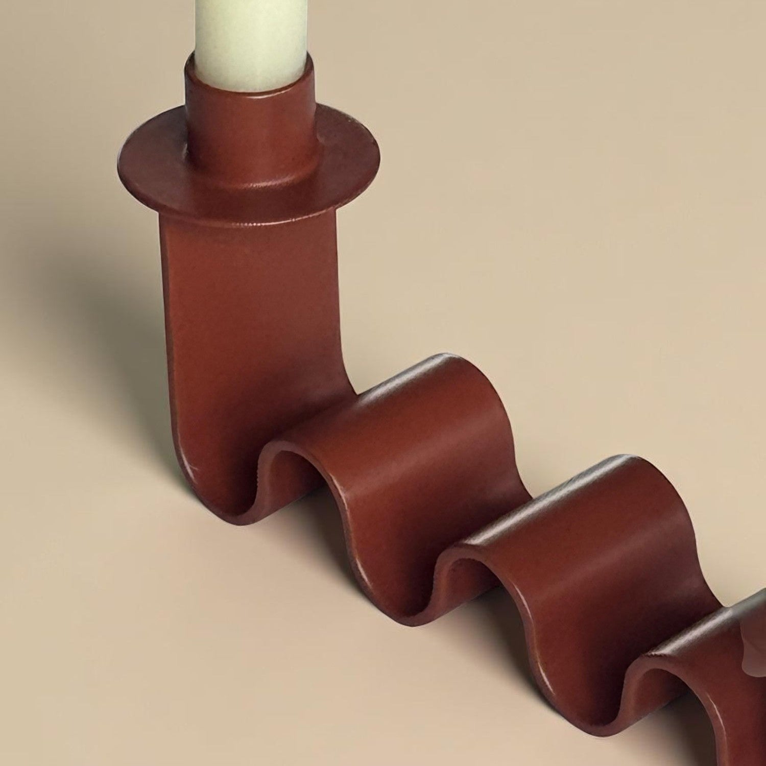 Helen Red Candle Holder