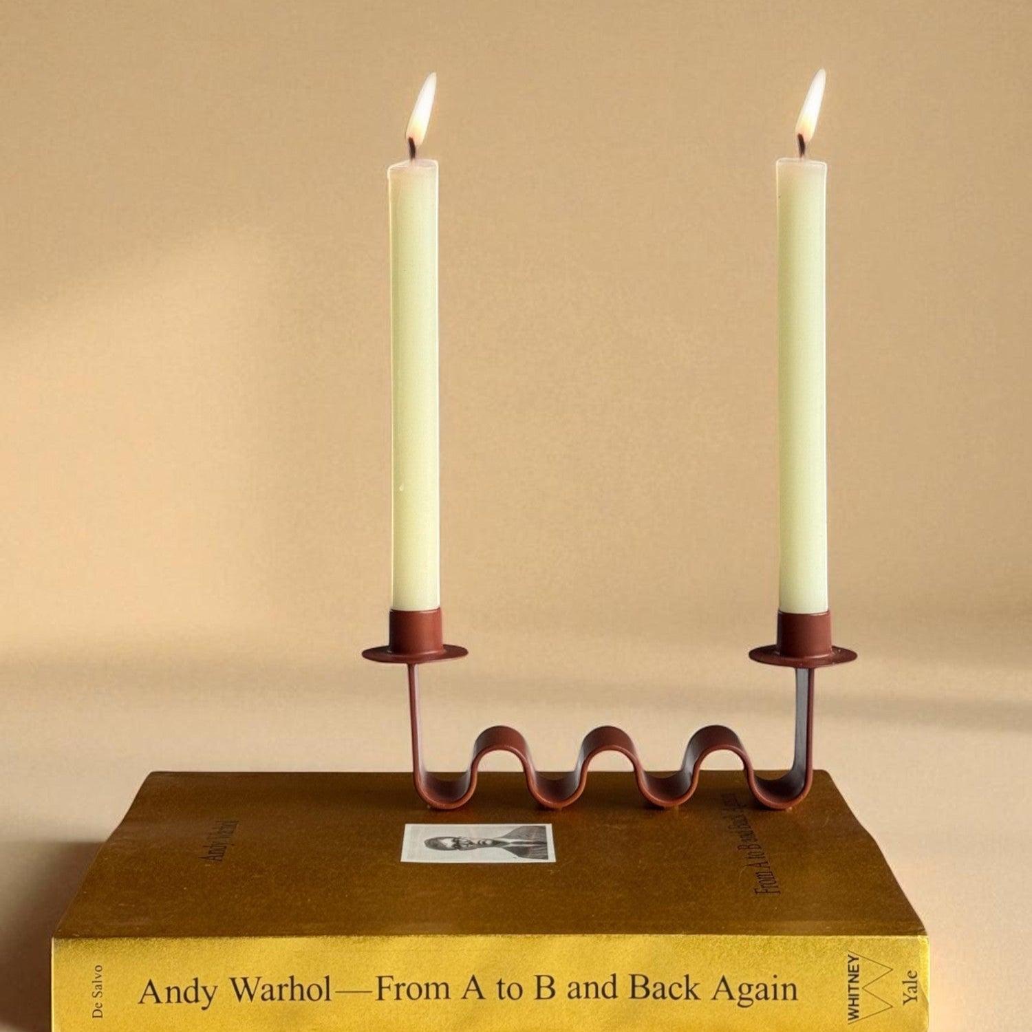 Helen Red Candle Holder