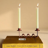 Helen Red Candle Holder