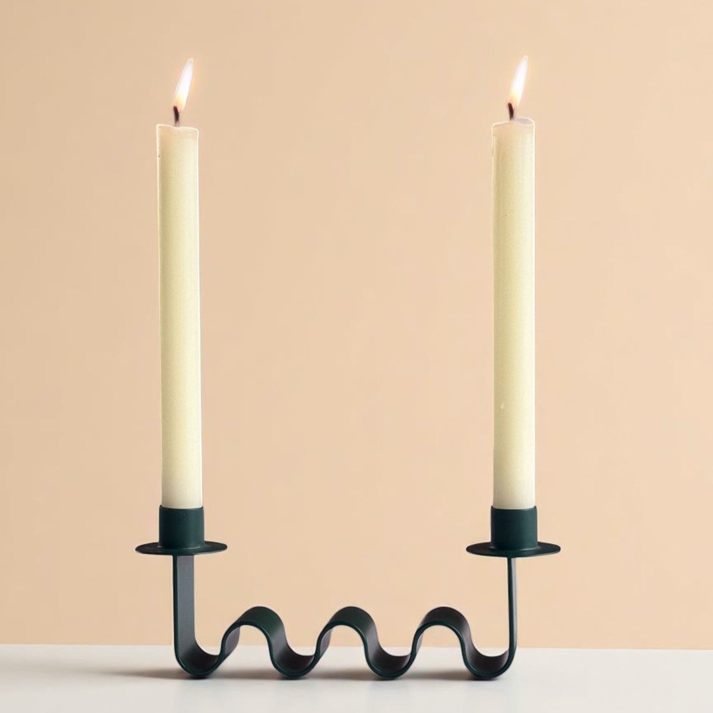 Helen Forest Green Candle Holder