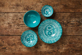 Hand Painted Lebrillo Medium Bowl, Green