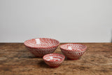 Hand Painted Lebrillo Small Bowl, Coral
