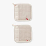 The Potholders in Oat White