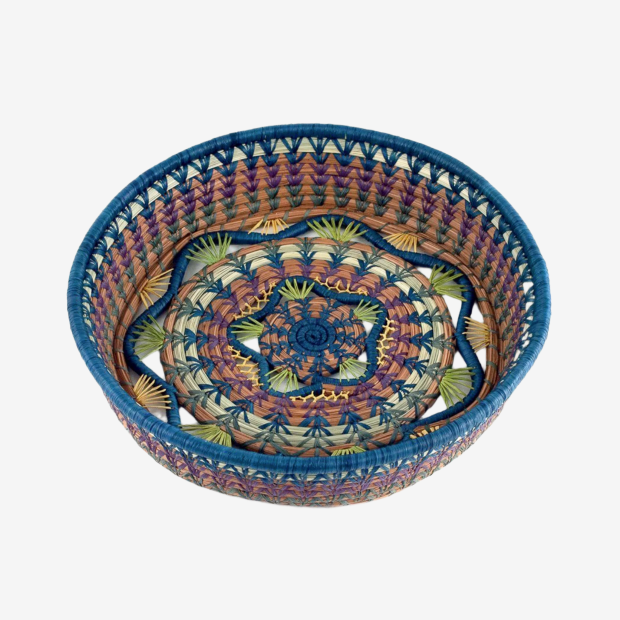 Rosenda Basket in Teal