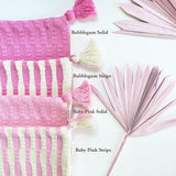 Antigua Pillow in Bubblegum Pink Solid