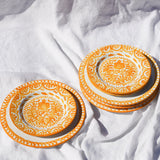 Hand Painted Lebrillo Salad Plate, Yellow