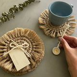 Tallo de Olivo Fringe Coaster (Set of 4)