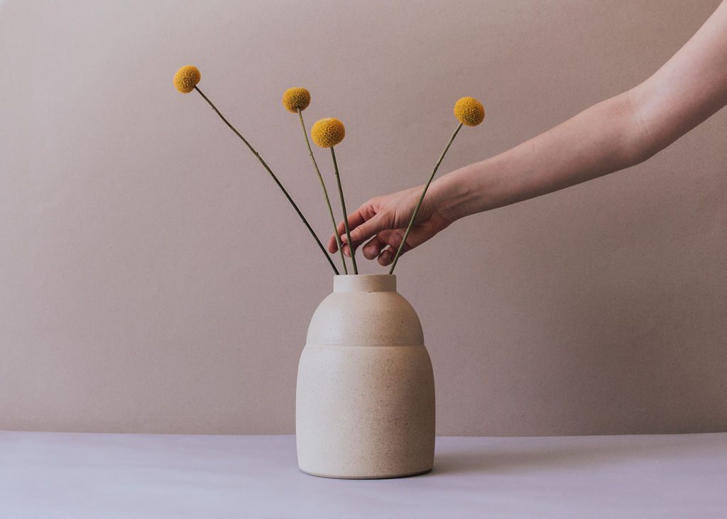 Chubby Vase in Terracotta Claro