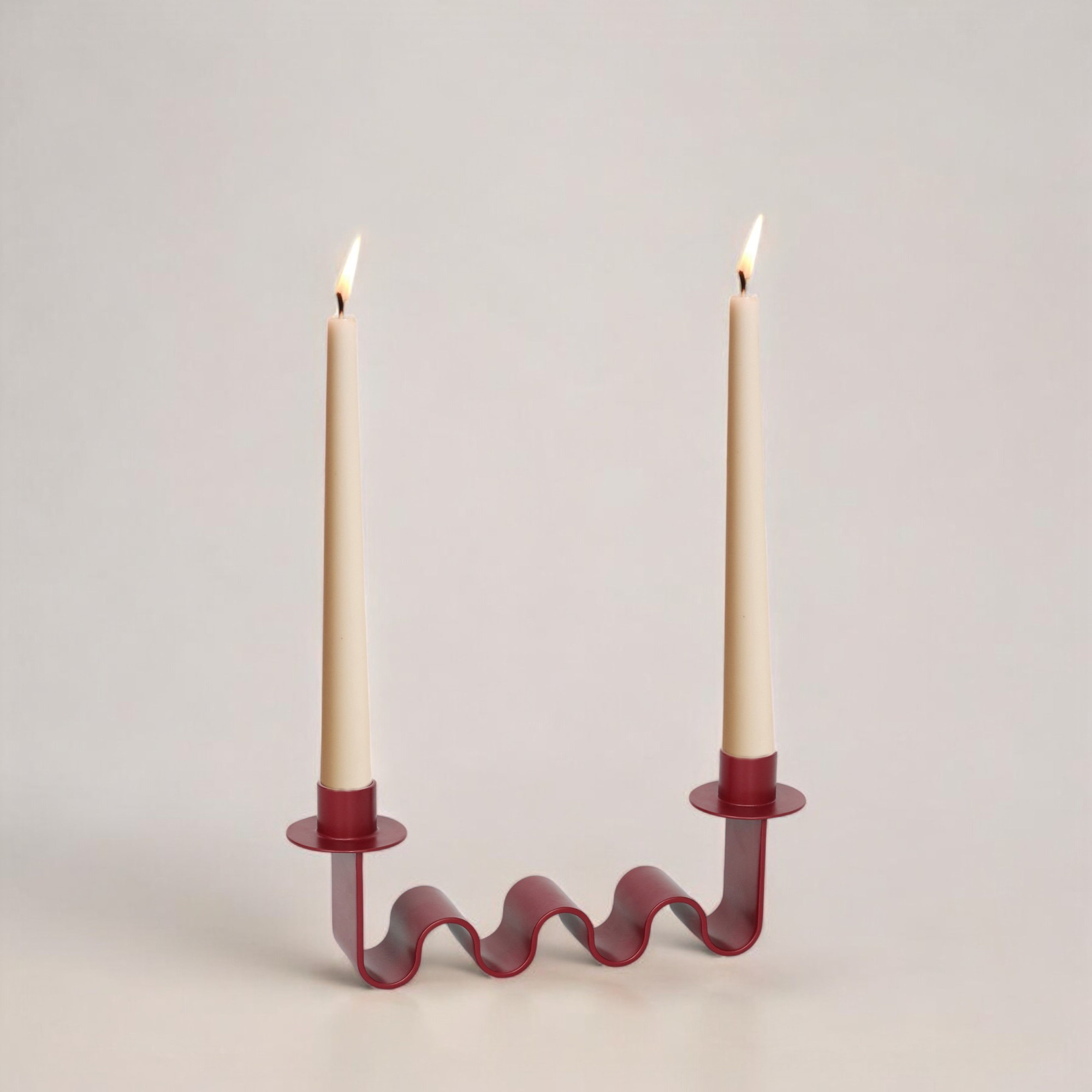 Helen Red Candle Holder
