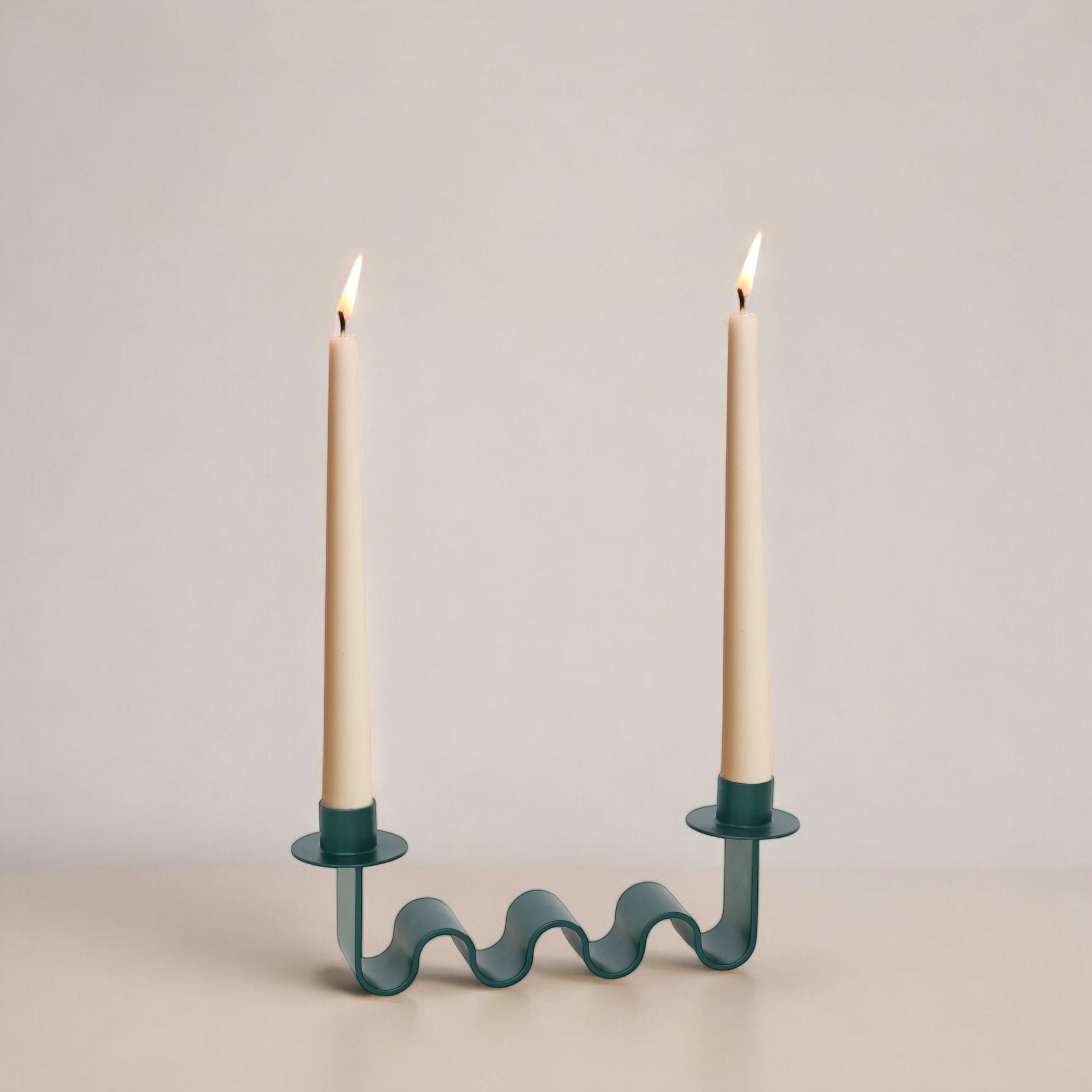 Helen Forest Green Candle Holder