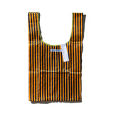 School Tie Fabric Bag - Navy Blue x Orange