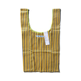 School Tie Fabric Bag - Yellow x Gray