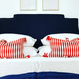 Antigua Pillow in Tomato Red