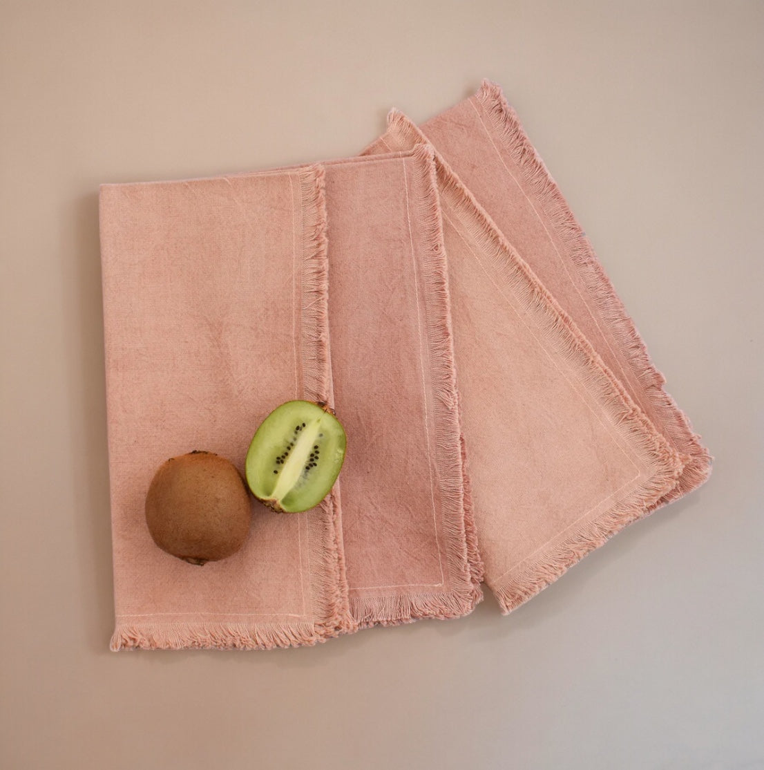 Rose Cotton Napkins (Set of 4)