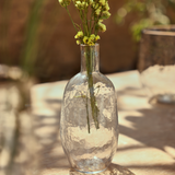 Pebbled Glass Bottles (Set of 2)