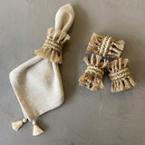Tallo de Olivo Fringe Napkin Ring (Set of 4)
