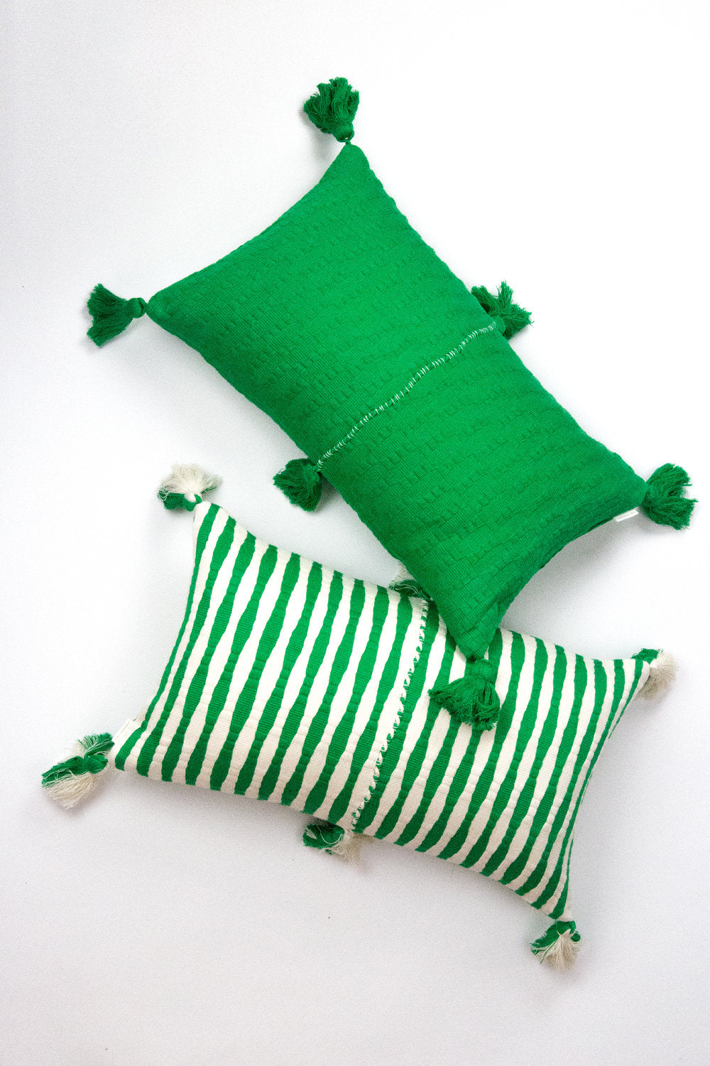 Antigua Pillow in Grass Green Solid