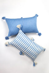 Antigua Pillow in Sky Blue Solid