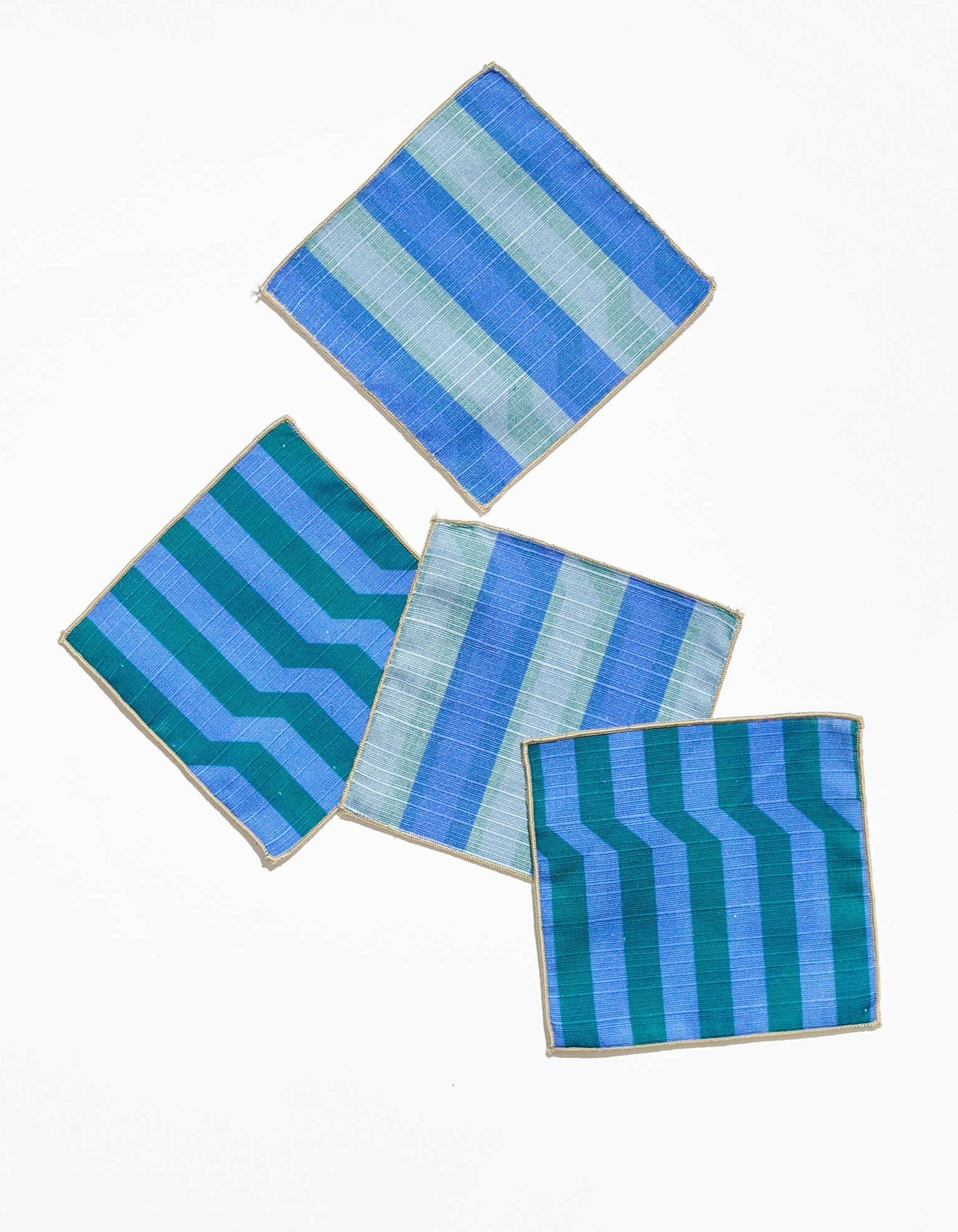 Cocktail Napkins Double Sided Stripe