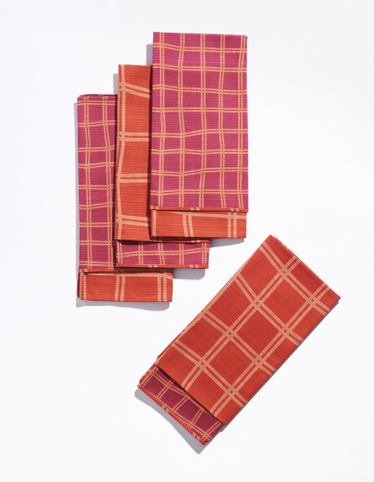 Dinner Napkins Double Sided Grid - High Season