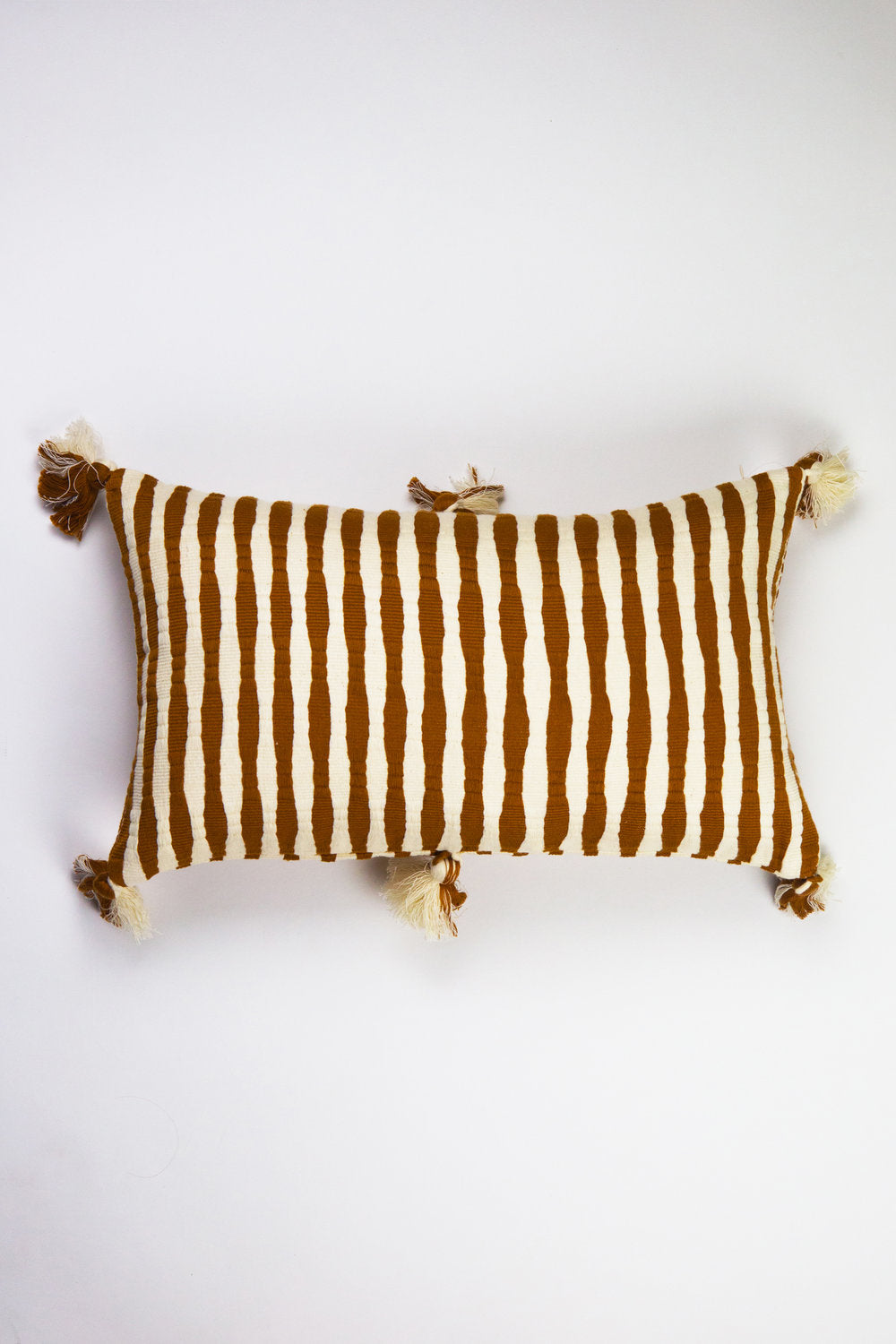 Antigua Pillow in Umber Stripe