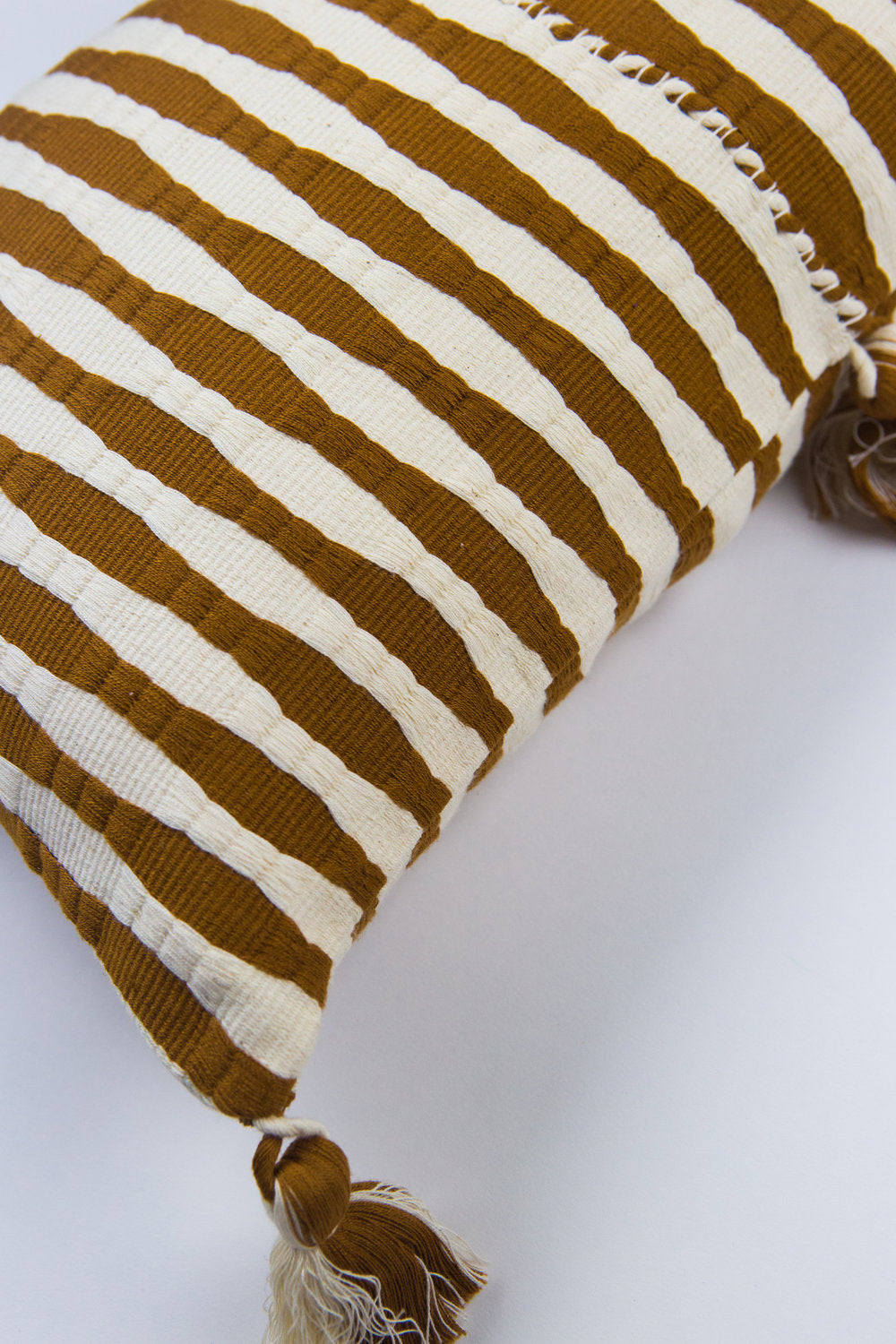 Antigua Pillow in Umber Stripe