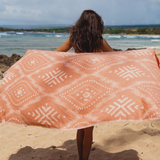 Organic Cotton Damask Towel