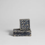 Ceramic Frog Block, Grey Patina