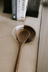 Waylon Spoon Rest in Brown/White