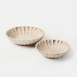 Scallop Serenity Bowl Set in Greywash