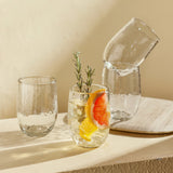 Pebbled Medium Glasses (Set of 4)