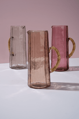 Hammered water pitcher, Brown- 6.25 x 9.5 Inches ( Set of 2 )