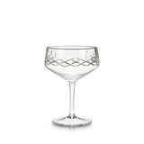 Admiral Crystal Coupe Glasses, S/2