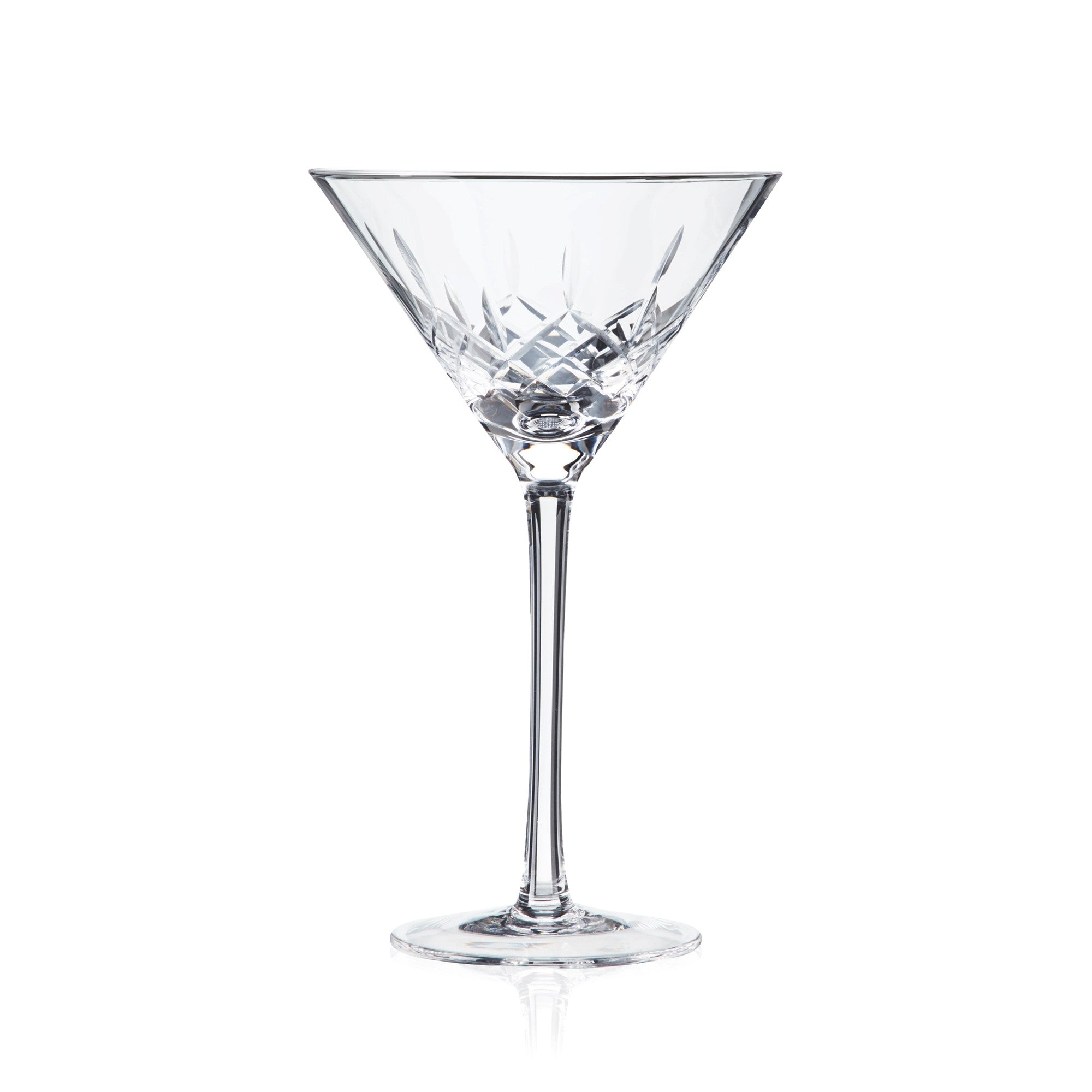 Admiral Crystal Martini Glasses, S/2