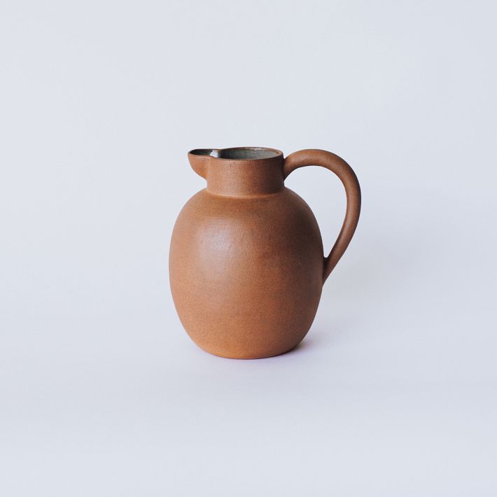 Ball Pitcher in Terracotta Chocolate