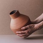 Egeo Vase in Terracotta Chocolate