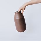 Tibor Vase in Terracotta Chocolate
