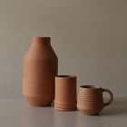 Tibor Vase in Terracotta Chocolate