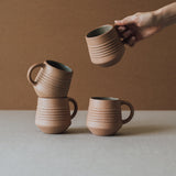 Anillo Mug in Terracotta Chocolate (Set of 4)