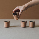 Mezcal Cup in Terracotta Chocolate (Set of 4)