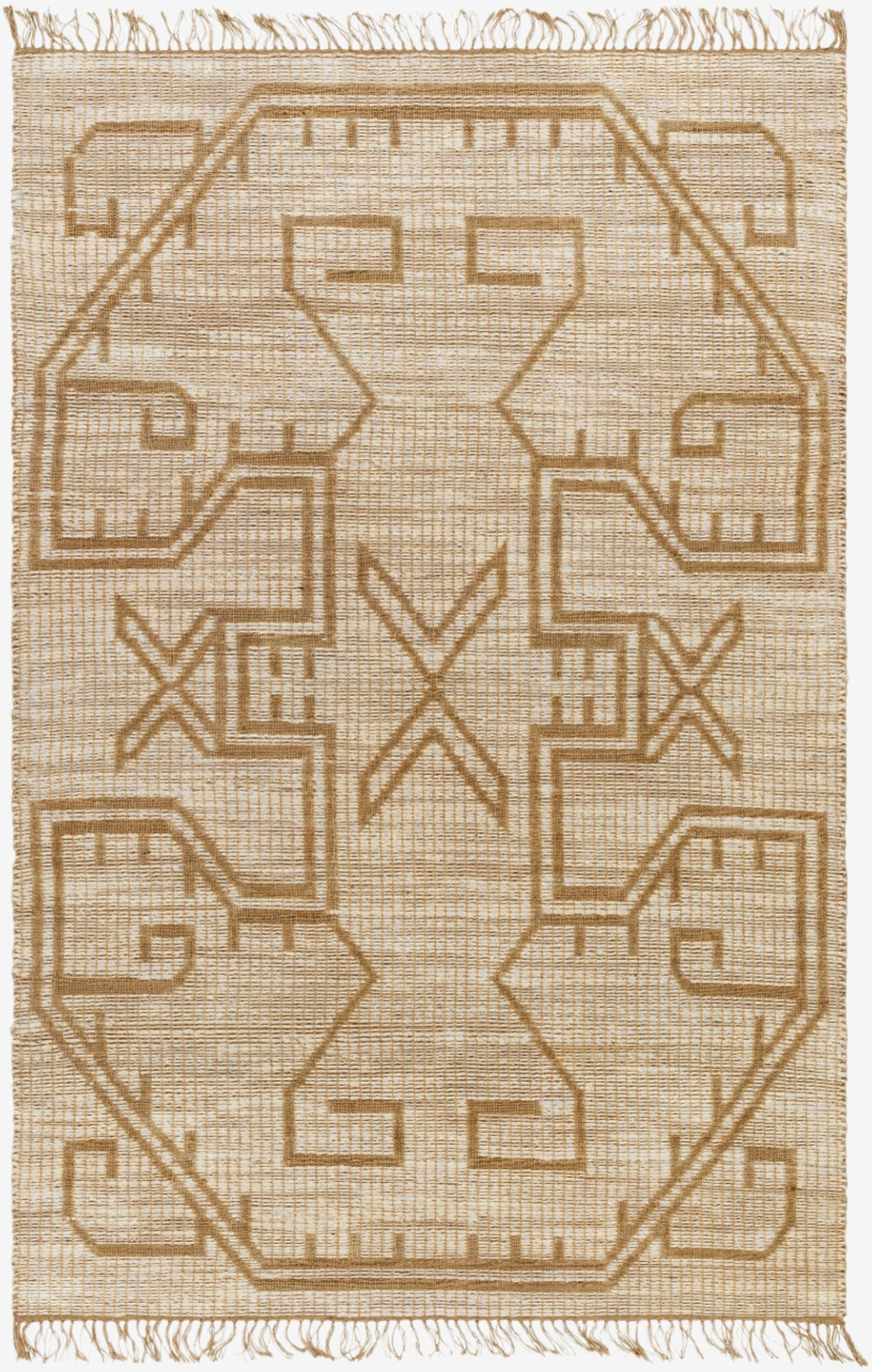 Alex Handmade Jute Pattern Rug
